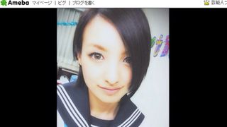 南明奈、黒髪セーラー服姿を披露！