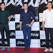 キム・スヒョン、ソン・スンホン、JYJユチョン…『監視者たち』VIP試写会で超豪華スター登場<韓国JPICTURES>