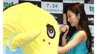 壇蜜、ふなっしーの“梨汁”攻撃に「他人の気がしない」とご満悦