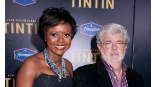 新婚のジョージ・ルーカス夫妻 代理出産で娘が誕生