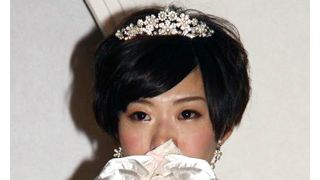AKB48田名部生来、人生初のウエディングドレスに涙、涙！