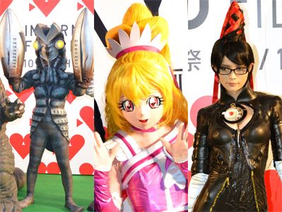 ウルトラ怪獣 プリキュア ゲームのコスプレイヤーが練り歩く 異例のカーペットイベントに観客は大盛り上がり 第26回東京国際映画祭 シネマトゥデイ