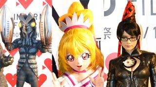 ウルトラ怪獣、プリキュア、ゲームのコスプレイヤーが練り歩く!異例のカーペットイベントに観客は大盛り上がり