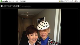 戸田恵子、やなせたかし氏との最後のツーショット写真を公開