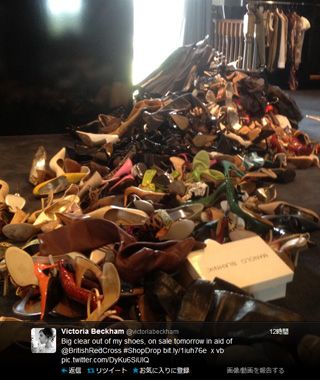 ヴィクトリア・ベッカム、フィリピン支援のため大量の靴を寄付