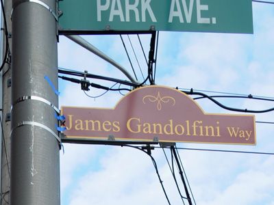 「ザ・ソプラノズ」のジェームズ・ガンドルフィーニさん　地元の道に名を残す