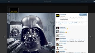 ダース・ベイダーの自撮り画像が公開！『スター・ウォーズ』公式インスタグラムが開設