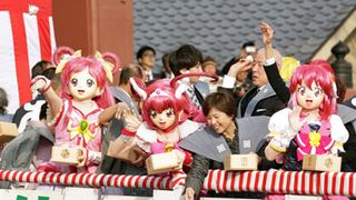 プリキュアオールスターズが池上本門寺で豆まき!子ども歓喜!