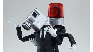 「NO MORE 映画泥棒」が本格フィギュア化!カメラ男とパトランプ男が登場!