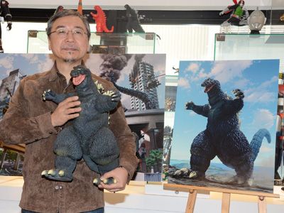 「怪獣絵師」開田裕治、ゴジラ原画展を開催！ハリウッド版の姿が気になる！