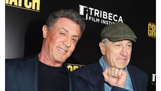 スタローン＆デ・ニーロが全身タイツで場外乱闘？新作ボクシング映画の貴重映像！