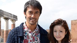 上戸彩、30回以上もウオータースライダーを滑り下りた阿部寛を絶賛!