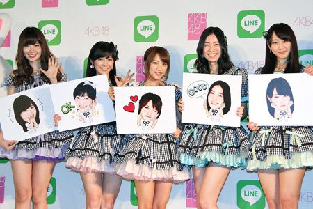 AKB48がLINEスタンプ化へ
