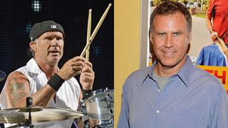 顔が似ているレッチリのチャドとウィル・フェレル、どちらが本物の“チャド・スミス”かを懸けドラムバトル