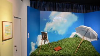 『風立ちぬ』原画展が開幕!二郎の紙飛行機&菜穂子のパラソルも展示