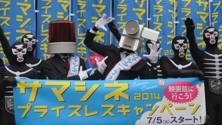 映画泥棒ことカメラ男をなぜかショッカーが応援!パトランプ男と華麗にダンス