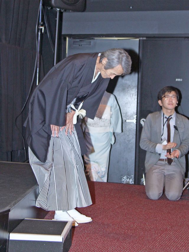 “日本一の斬られ役”福本清三、初主演作初日に感無量「動揺しております」