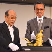 元祖ゴジラ俳優・中島春雄、宝田明と「G博」開催に感激!