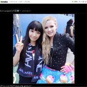 miwa、憧れのアヴリルとツーショット