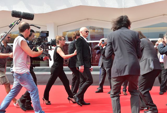 スキンヘッド姿のジェームズ・フランコ、ベネチア映画祭でまさかの新作撮影！【第71回ベネチア国際映画祭】