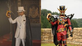 ピース綾部、仮面ライダーに変身！ルパン役でドライブと対決！