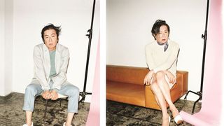 古田新太、女装姿でファッションブランドの広告塔に