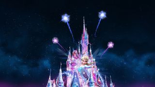 『アナ雪』の名場面が夜のシンデレラ城に浮かび上がる!新演出が来年1月から