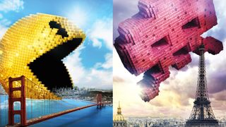 パックマン、ドンキーコング、スペースインベーダーが奇跡の共演!地球侵略を開始!