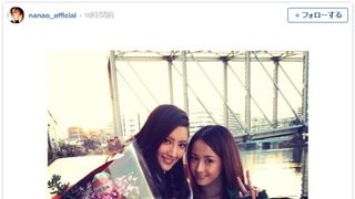 沢尻エリカ&菜々緒の仲良し2ショットにファン歓喜!