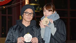 「テラハ」菅谷&聖南、川崎大師で映画ヒット祈願