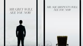 スポンジ・ボブが『フィフティ・シェイズ・オブ・グレイ』を乗っ取り!パロディーポスター一挙公開