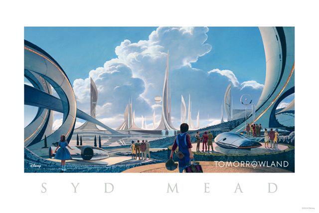 ウォルト・ディズニーの描いた未来像がここに！謎の超大作シド・ミードのコンセプトアート公開！