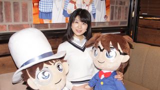 渋谷にコナンカフェが期間限定オープン！準ミス日本も大満足！