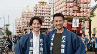 竹野内豊＆江口洋介、初2ショット！富山・新湊曳山まつりで心“つながる”熱狂の夜