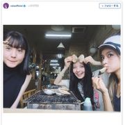 ローラ&ベッキー&トリンドル、美女トリオの3ショットに反響