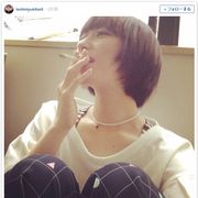 鳥居みゆきの喫煙写真に大絶賛「自然でいい」「かっこよすぎ」