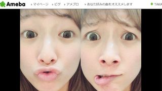 顔薄っ！辻希美、スッピン変顔に自嘲