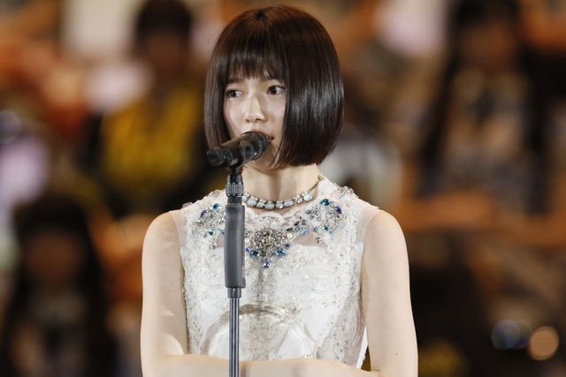 島崎遥香、7万票超えで9位「神セブン」入りならず - 第7回AKB48選抜総選挙