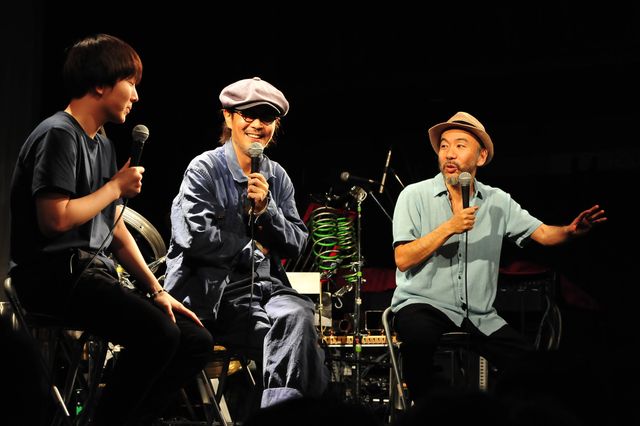 『野火』爆音上映に登壇した森優作、リリー・フランキー、塚本晋也監督