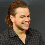 衝撃!マット・デイモン、ポニーテール男子になる