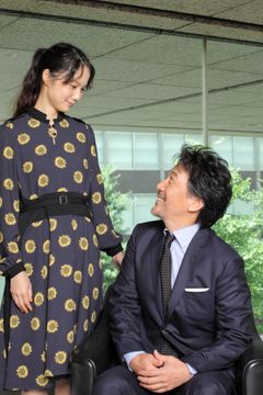 役所広司&宮崎あおい