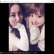 熊切あさ美&矢口真里“ダブルすっぴん”「かわいすぎる」「奇跡の2ショット」