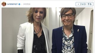 小室哲哉&YOSHIKIのV2ショットにファン感激!「永久保存」「最強最高」