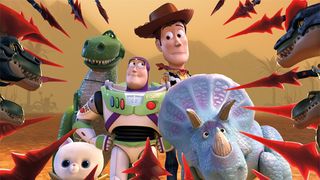 『トイ・ストーリー3』のその後…ウッディがクレヨンで恐竜に立ち向かう！