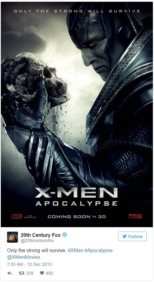 『X-MEN』最新作の予告編が公開！史上最強のミュータント・アポカリプス襲来