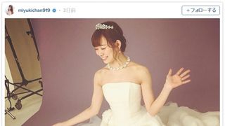 NMB48渡辺のウエディングドレス姿に反響!「綺麗」「卒業めっちゃ寂しい」