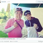 顔小さっ!三浦翔平&インパルス堤下2ショットに衝撃「小顔すぎ」「遠近法?」