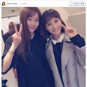 観月ありさ×安田美沙子の写真に反響「ナチュラルメイク?」の声も