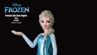 『アナと雪の女王』ありのまま！等身大エルサ＆アナお値段98万円で登場