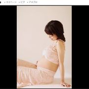 釈由美子、真ん丸おなかのマタニティー姿公開!